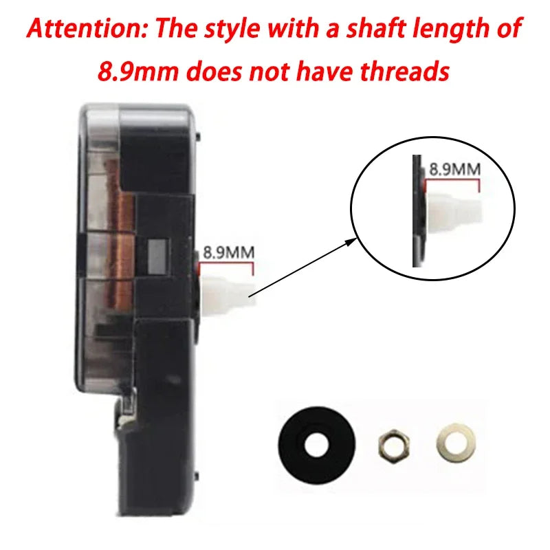 Young Town 12888 Silent Sweep Quartz Clock Movement DIY Kit