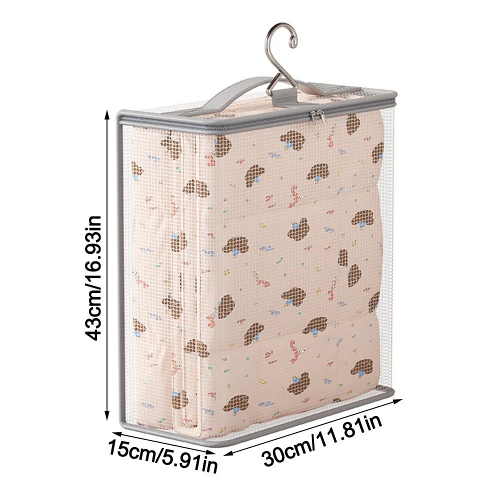 Large PVC Dustproof Clothing & Bedding Storage Bag with Handle
