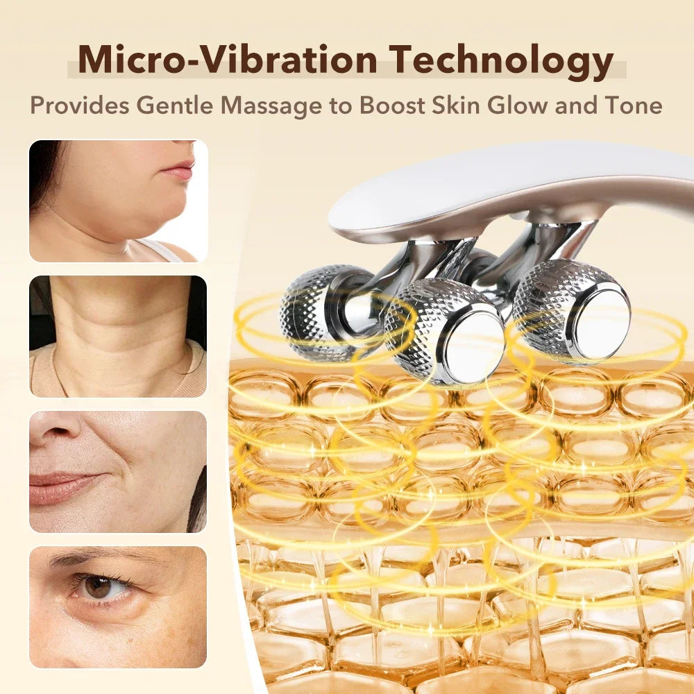 Hailicare EMS Facial Massager V-Shape Lifting Roller | 3 Modes