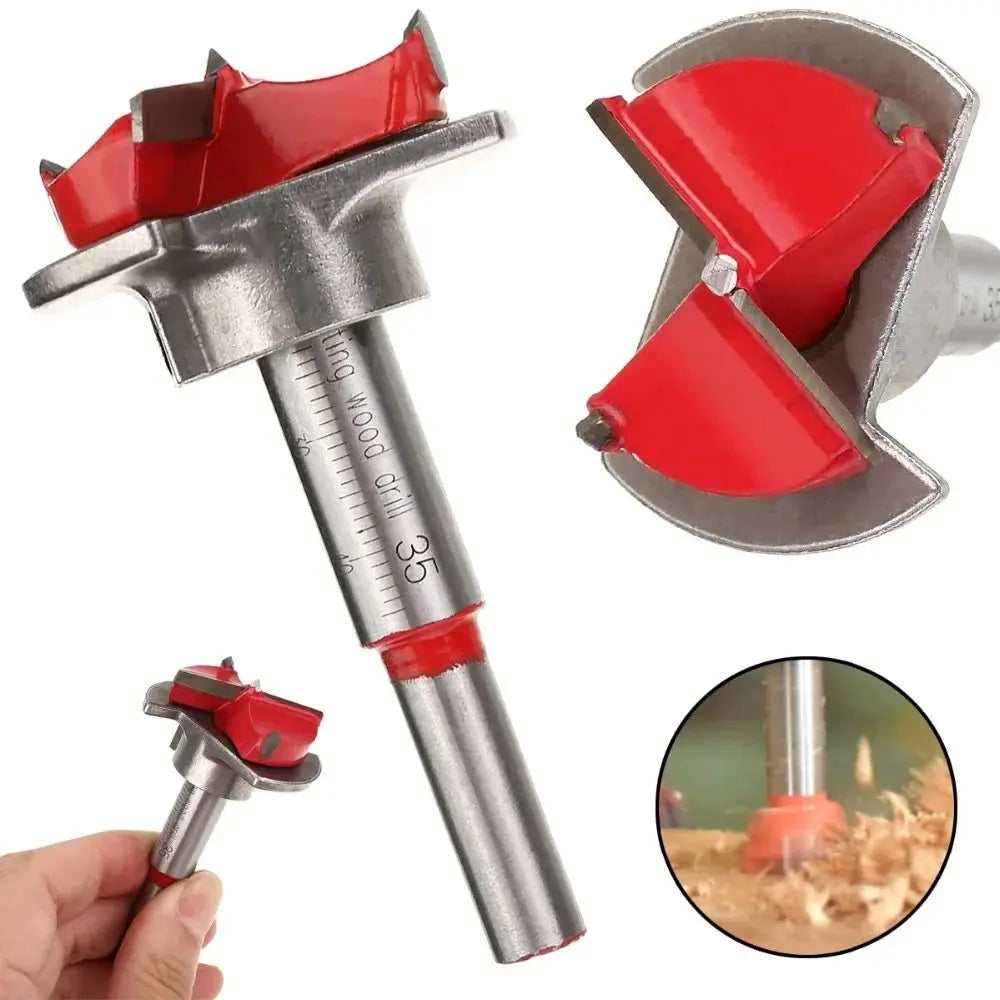 15–35mm Carbide Hole Saw Boring Bit | Wood Hinge Drill