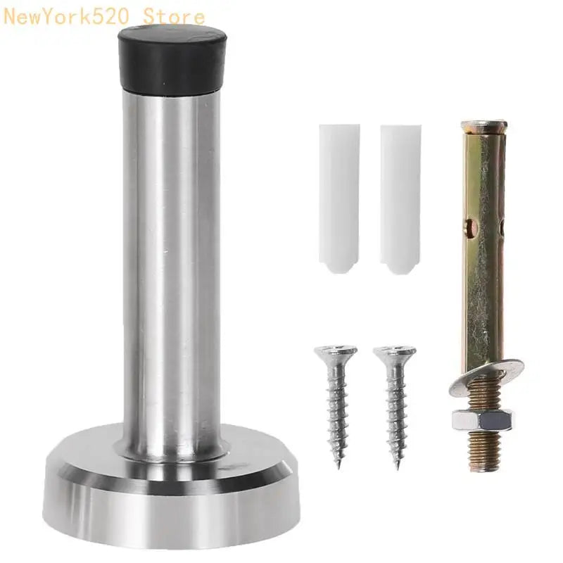 Wall Mounted Stainless Steel Door Stop Stopper & Bumper
