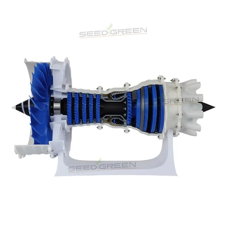 Bambu Lab 3D Model Kit – Aircraft Engine, Marble Track & Tourbillon