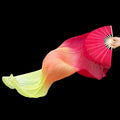 Gradient Belly Dance Fan Extended Floating Head Long Silk Fan