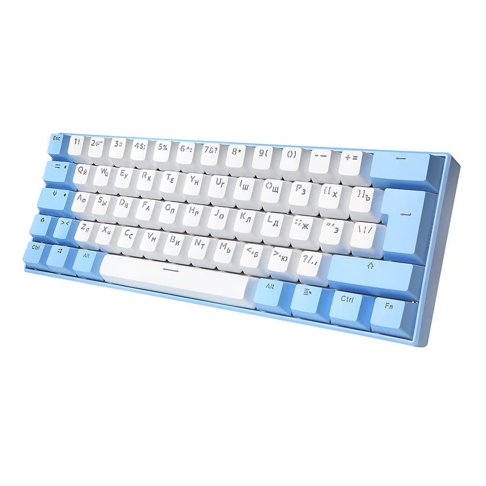 UYIQ YQ62 62-Key 60% Mechanical Keyboard – RGB Backlit USB-C
