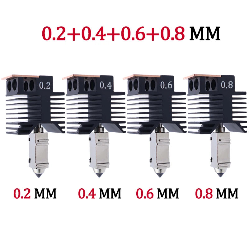 Upgraded Hotend Kit for Snapmaker U1 – Ceramic Block Plug & Play