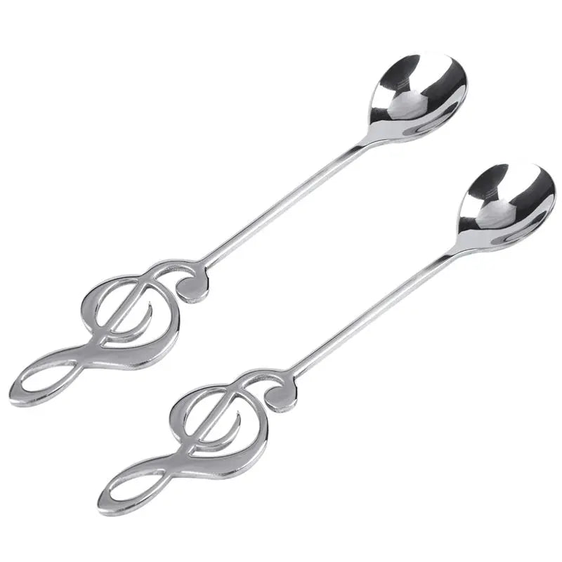 40-Pc Music Note Stainless Steel Coffee Tea Spoon Set
