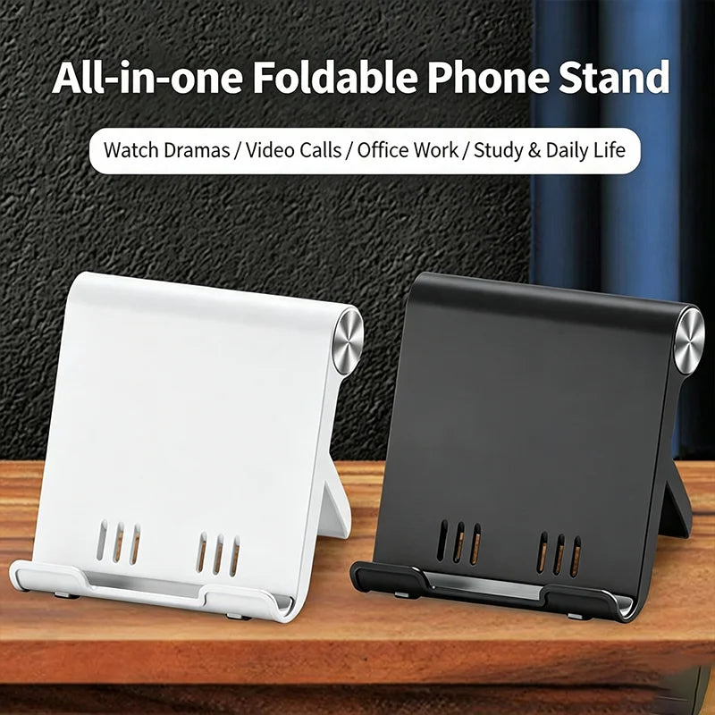Adjustable Foldable Phone Stand – Universal Desktop Cell Holder