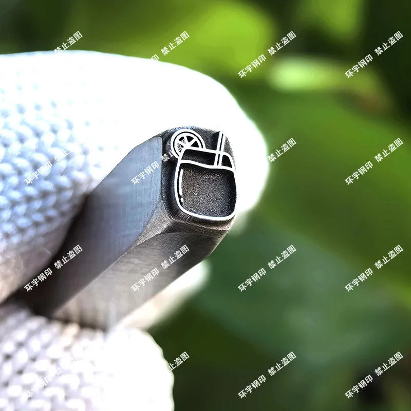 Milk Tea Steel Seal Engraving Tool – Custom Branding Stamp