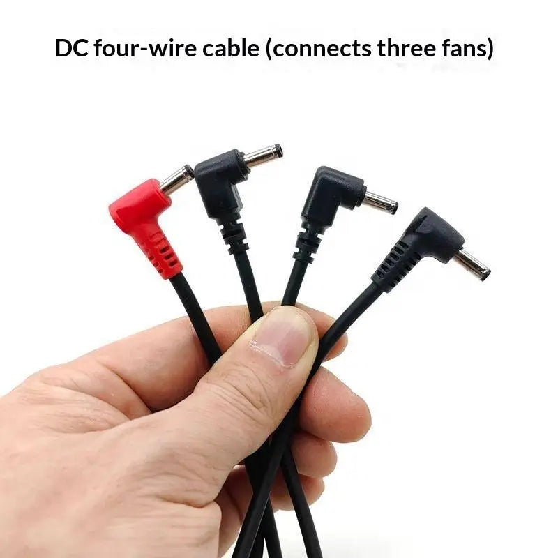 USB Fan Jacket Power Cable – 3-Speed, Powers 4 DC Fans