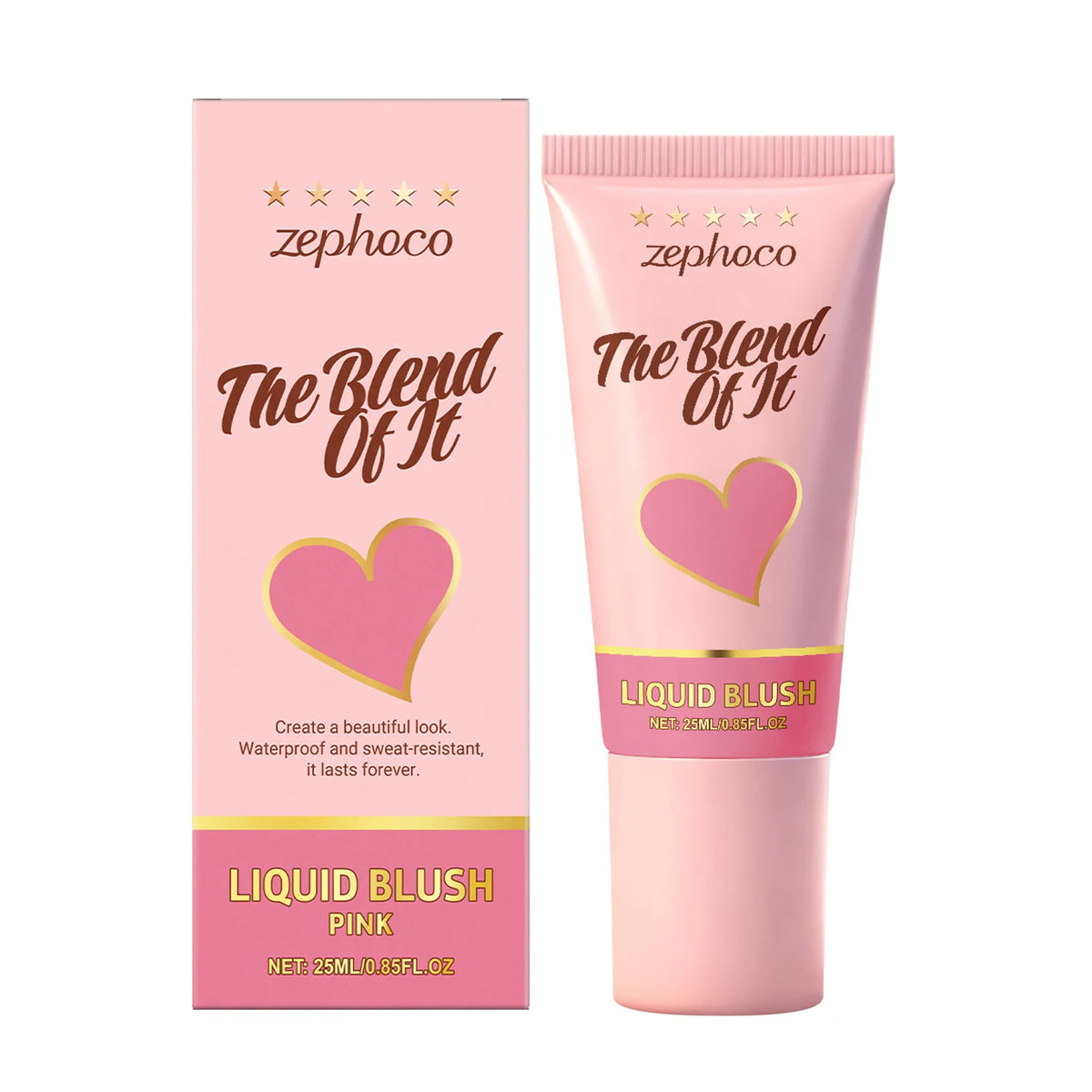 Natural Liquid Blush Cream – Dewy, Buildable & Hydrating