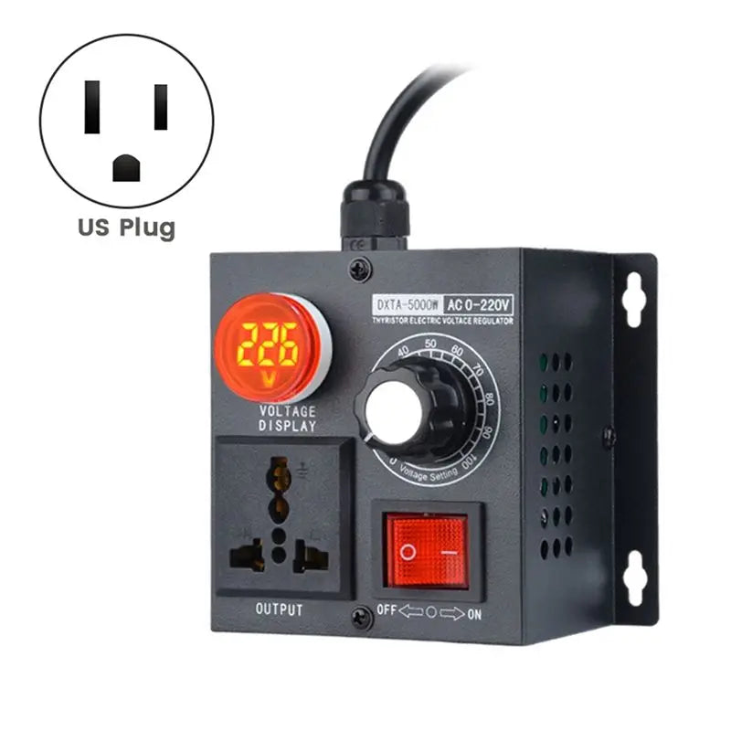 5000W Variable Voltage Regulator Controller – US/UK/EU Plug