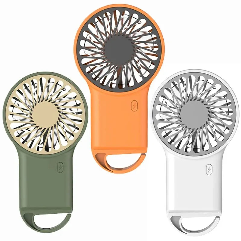Mini USB Rechargeable Handheld Fan 3-Speed Silent – VIBE Y17