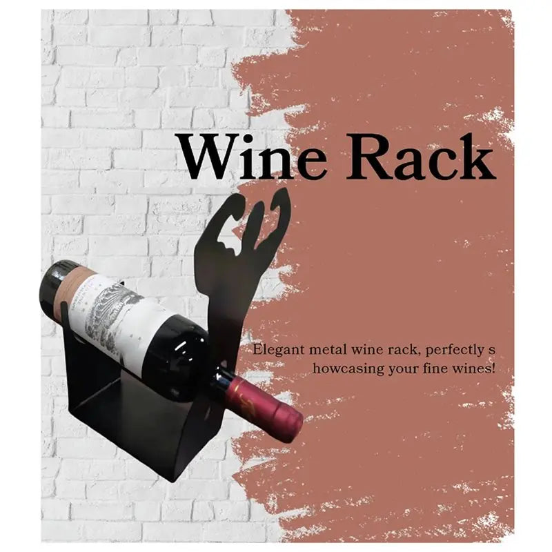 Freestanding Acrylic Wine Holder Rack – Funny Table Centerpiece
