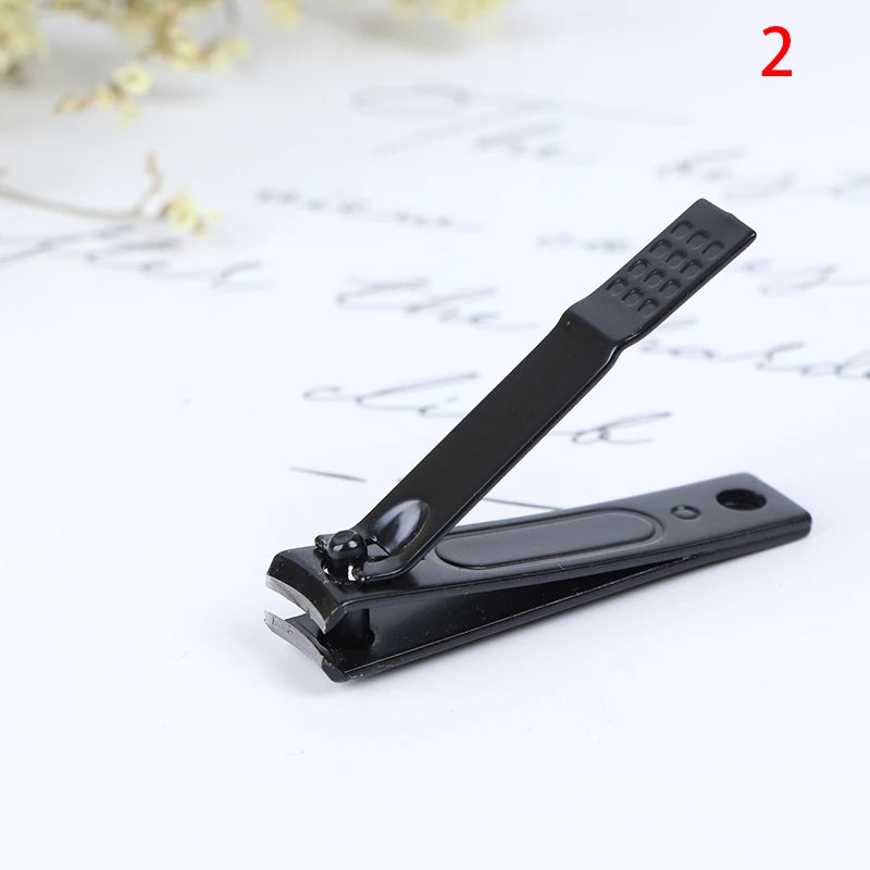 Professional Black Stainless Steel Toenail Clipper Trimmer