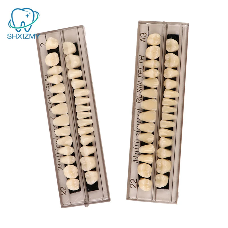 28-Pc Acrylic Resin Denture Teeth Set & 3D Shade Guide