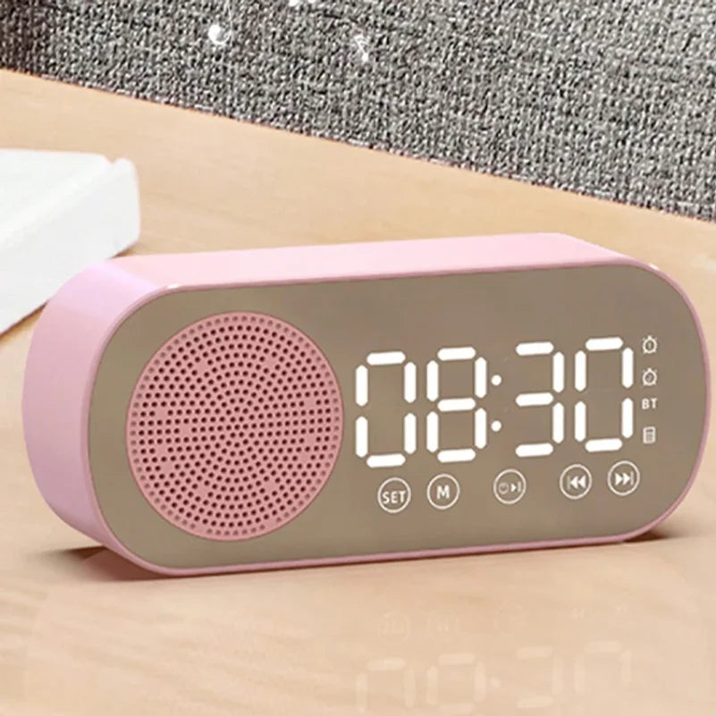 VIBE Wireless Bluetooth Speaker Smart Alarm Clock Subwoofer