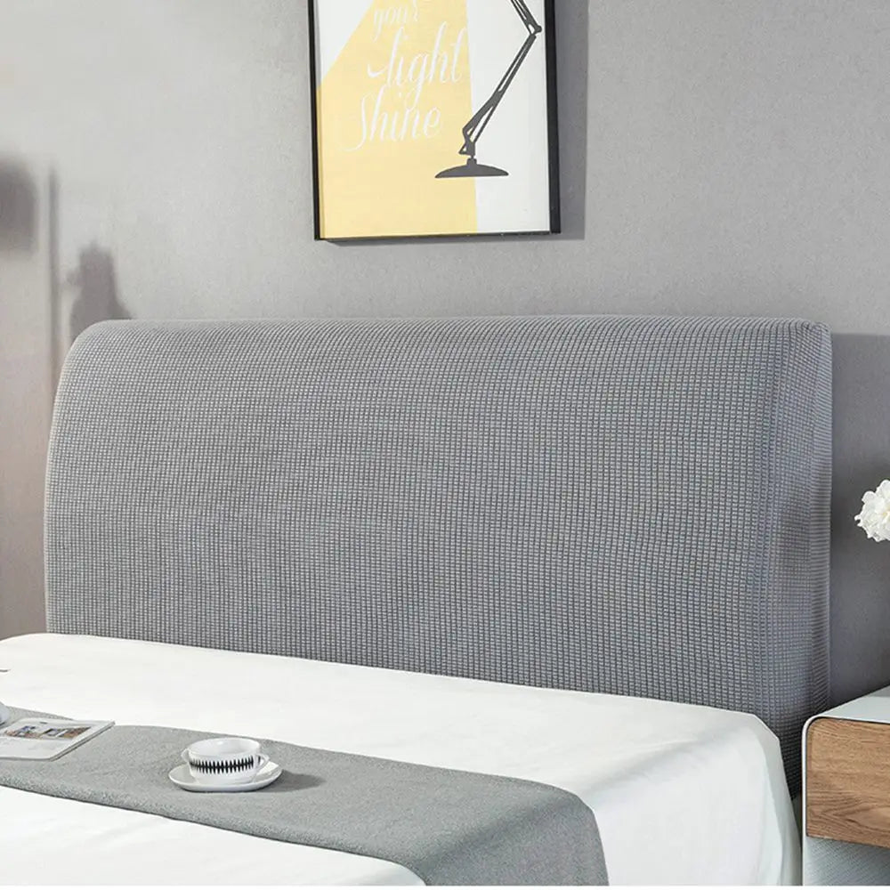 Thickened Bed Headboard Cover Dustproof Polyester Slipcover