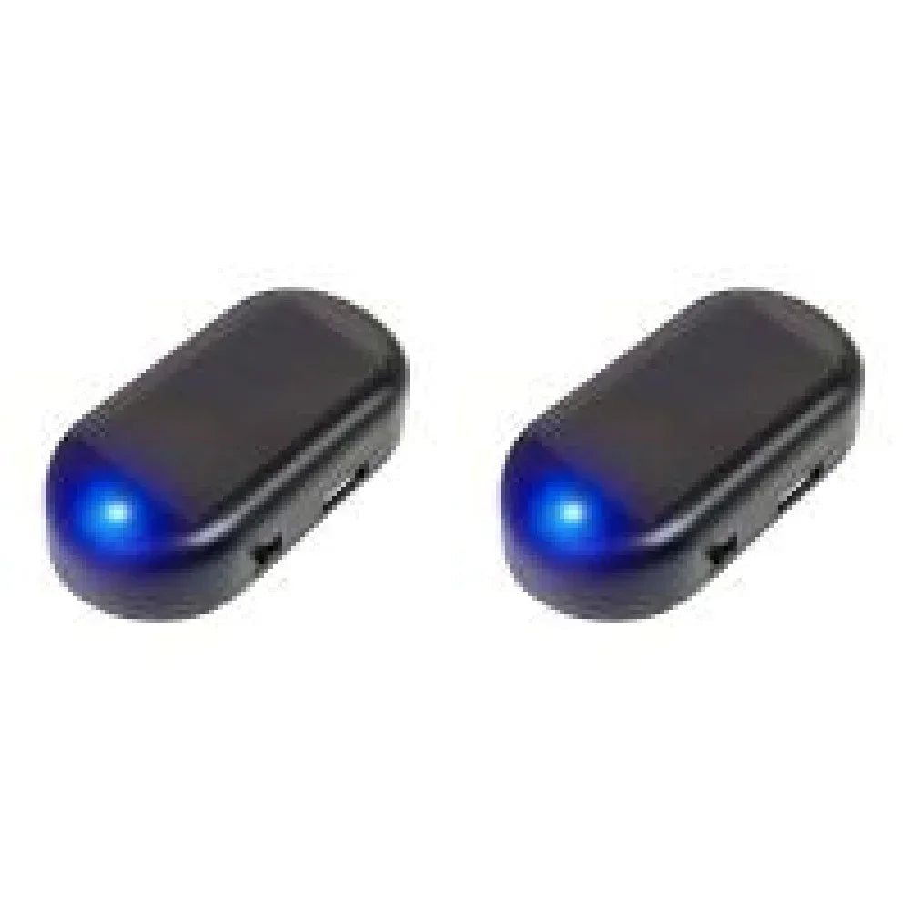 Solar Simulated LED Warning Light – Car Anti-Theft Deterrent