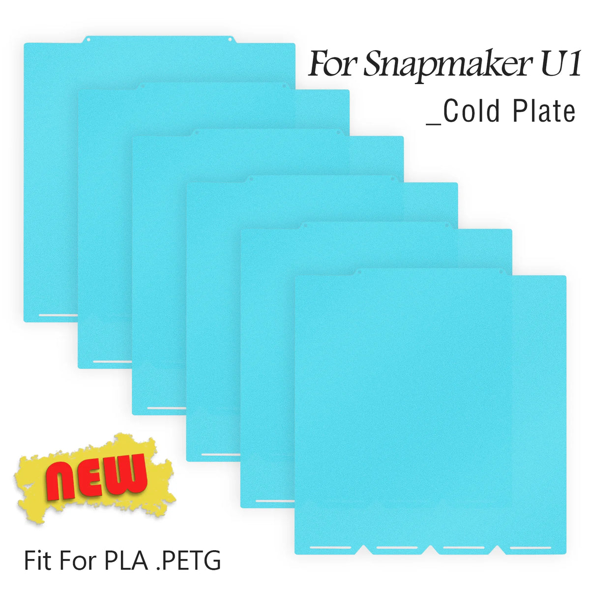 Snapmaker U1 Cold Build Plate 276×293mm – PLA & PETG