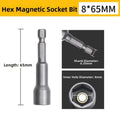 Magnetic Impact Socket Set 6–19mm | 1/4" Hex Shank Driver