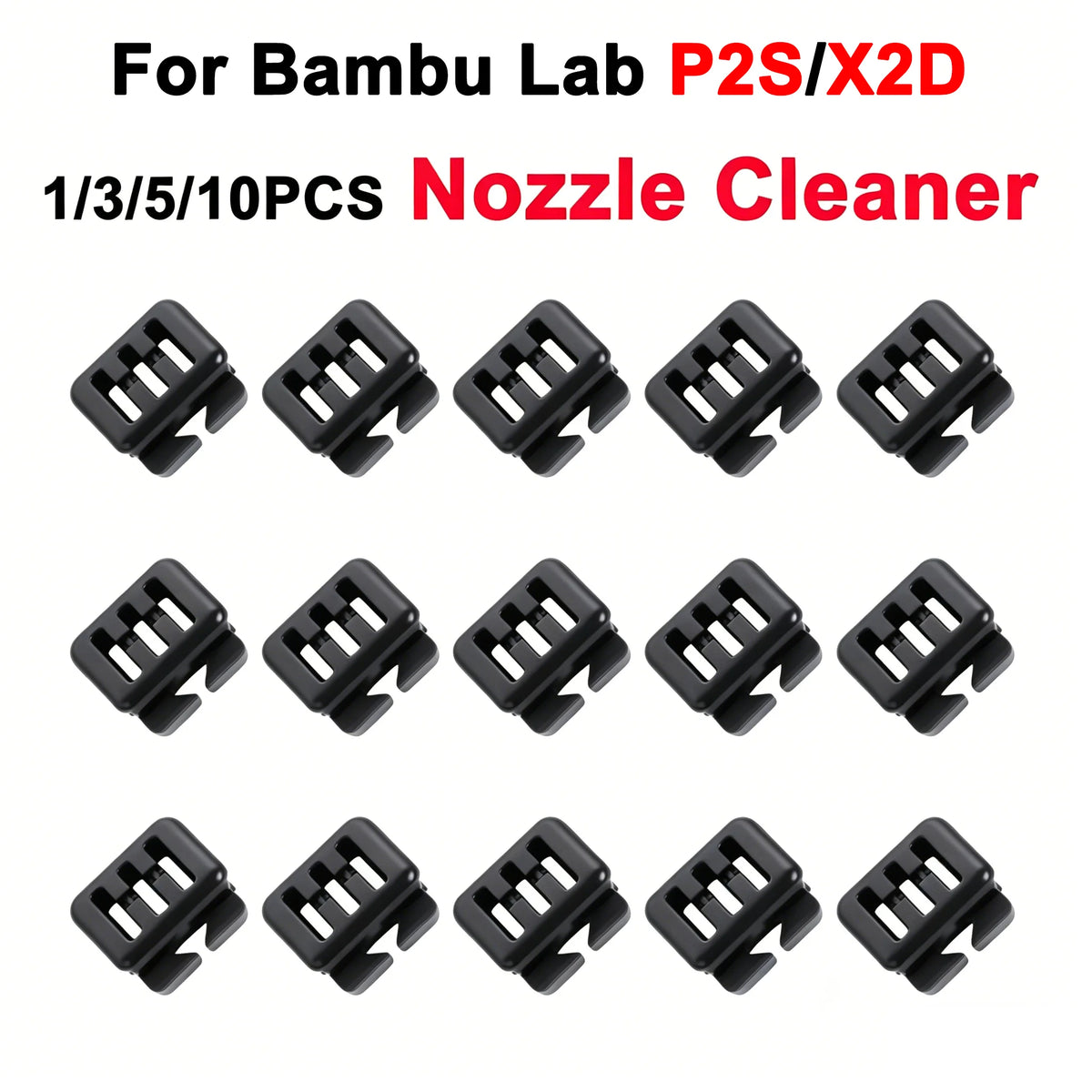 Silicone Nozzle Wiper for Bambu Lab P2S – Hotend Cleaner