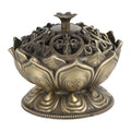 Lotus Flower Incense Burner Handmade Copper Censer 2-Pack