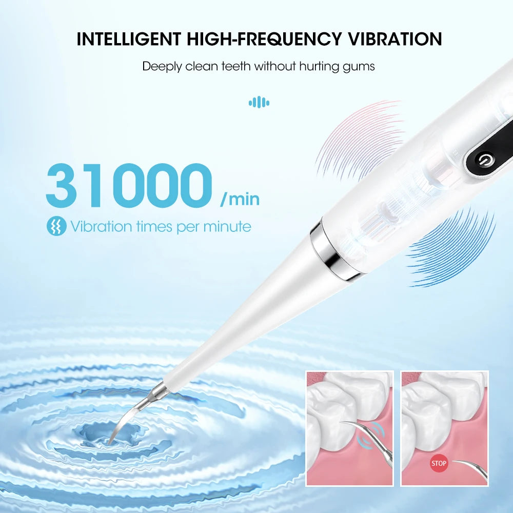 Hailicare Electric Dental Scaler – 5-Mode Tartar Remover