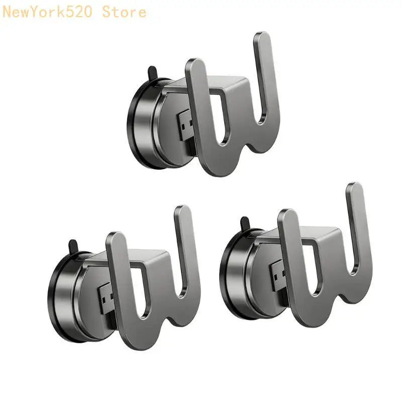 No-Drill Suction Cup Slipper Rack – Bathroom Wall Organizer