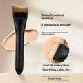 Crescent Flat Foundation Brush – Dense Bristles, Face Contouring