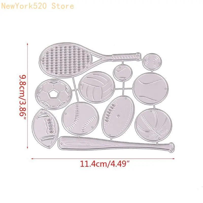 Baseball Bat Metal Cutting Die – DIY Scrapbooking Paper Crafts