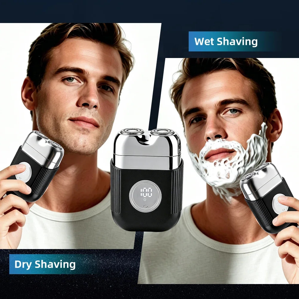 AFDEAL Mini Electric Foil Shaver Men – USB-C, IPX7 Waterproof