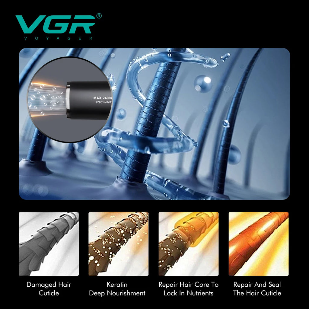 VGR V-469 Professional Negative Ion Hair Dryer 110000 RPM BLDC