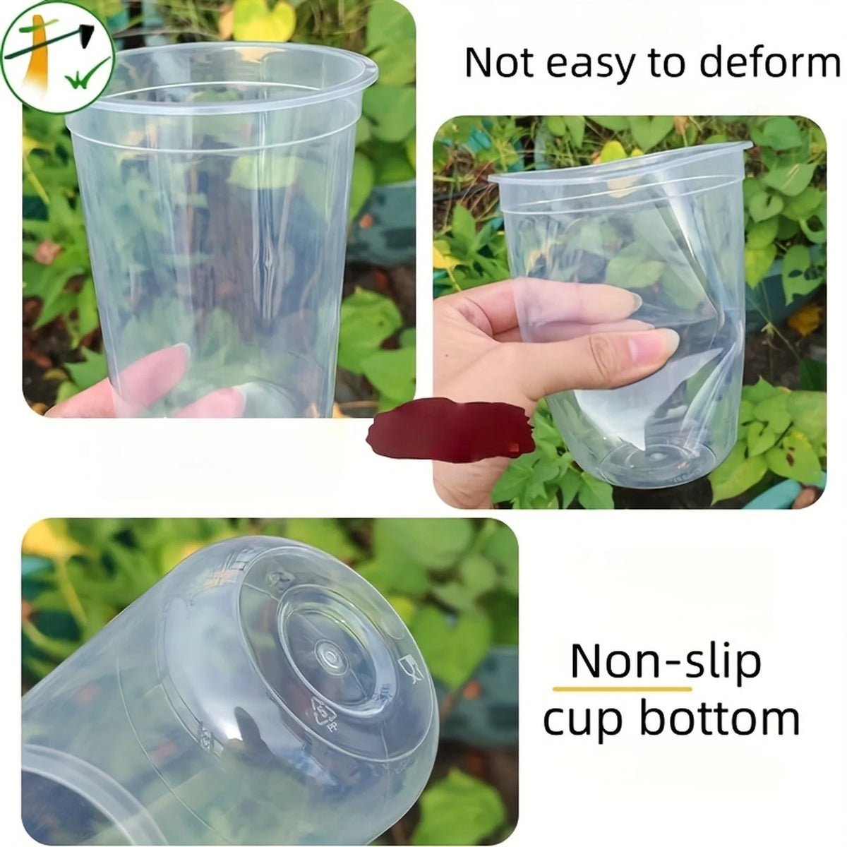 Clear Hydroponic Seed Germination Cup – Transparent Starter Pot