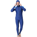 UPF 50+ Hooded One-Piece Rash Guard Wetsuit – Long Sleeve