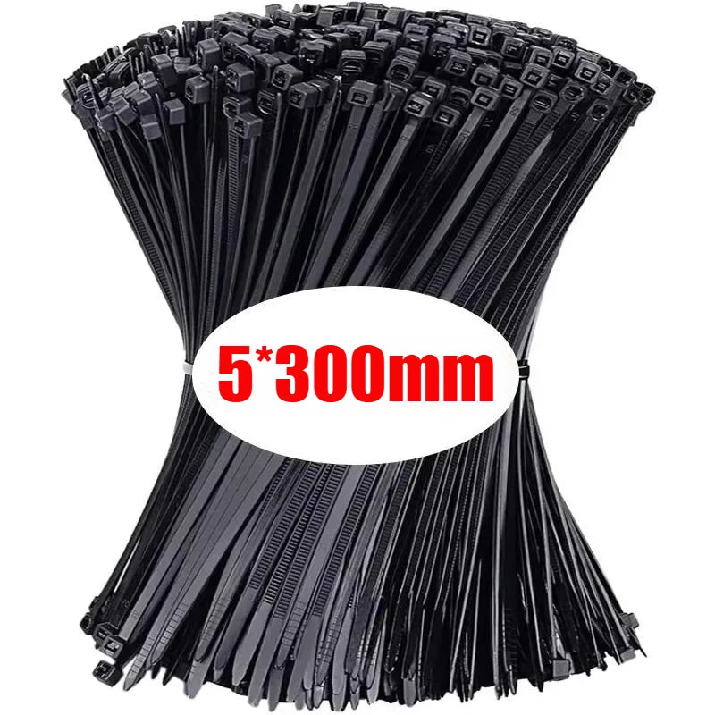 Heavy Duty Nylon Zip Ties 100–500 Pack | Ultra Long 50–100cm