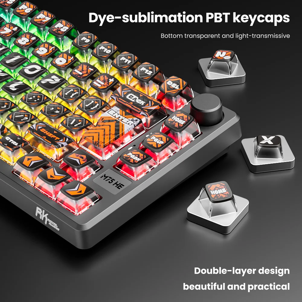 Royal Kludge RK M75 HE Hall Effect 75% Gaming Keyboard RGB