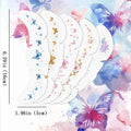 Christmas Rhinestone Face Stickers – Snowflake Temp Tattoo