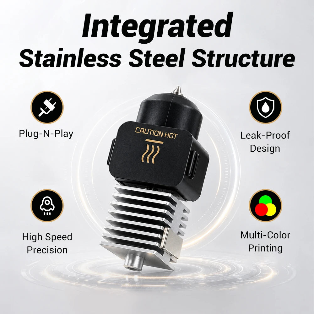 Hotend Kit for Bambu Lab A1 A1 Mini A2L – Stainless Steel Nozzle