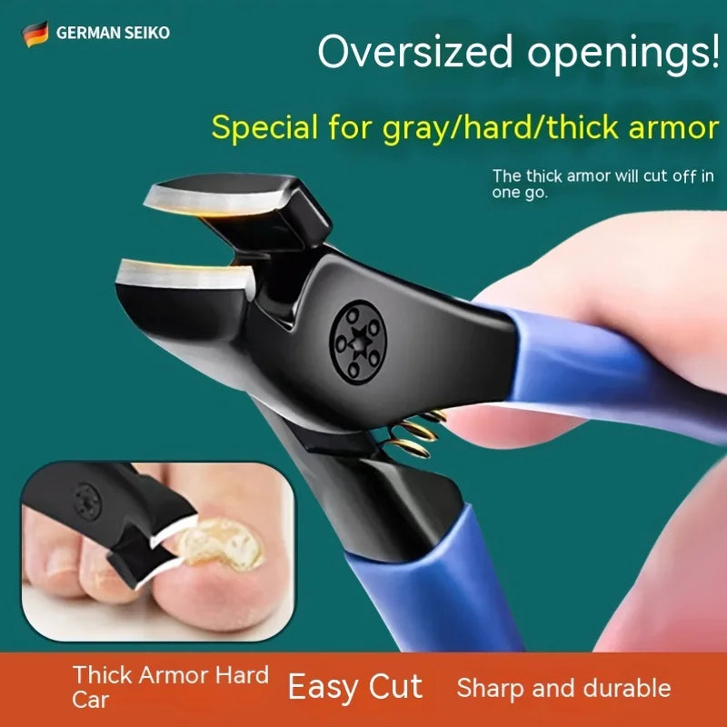 VIBE Large Toenail Clipper – Wide Jaw 25° Blade Stainless Steel
