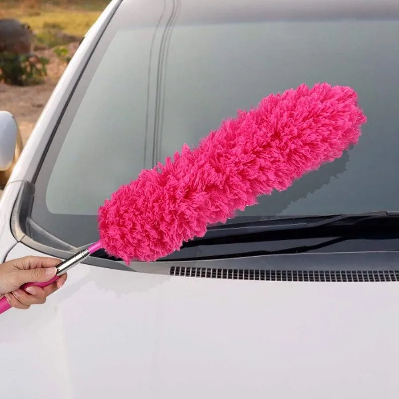 Soft Microfiber Duster with Extendable Stainless Steel Pole