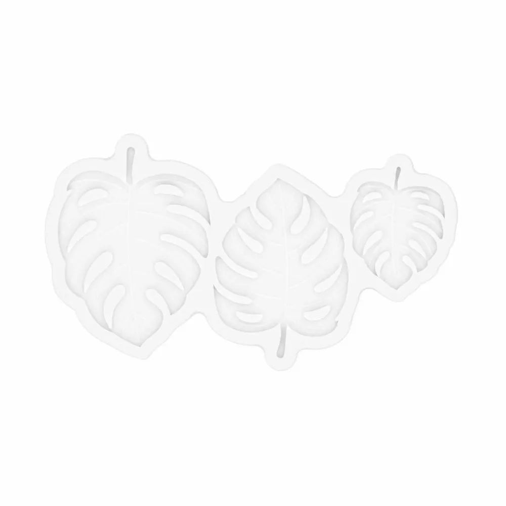 Monstera Leaf Silicone Mold – 3 Sizes, Food Grade Non-Stick