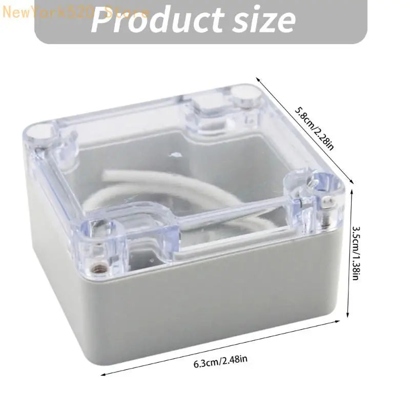 Transparent ABS Junction Box Enclosure – Compact Wiring Housing