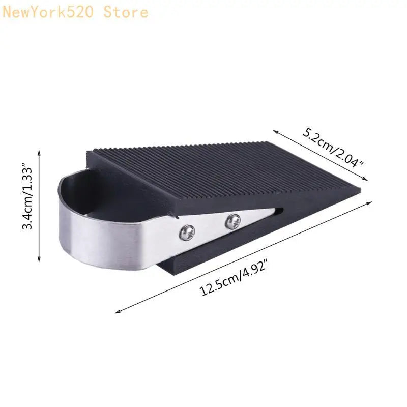 Heavy Duty Rubber & Steel Door Stop – All Floor Types