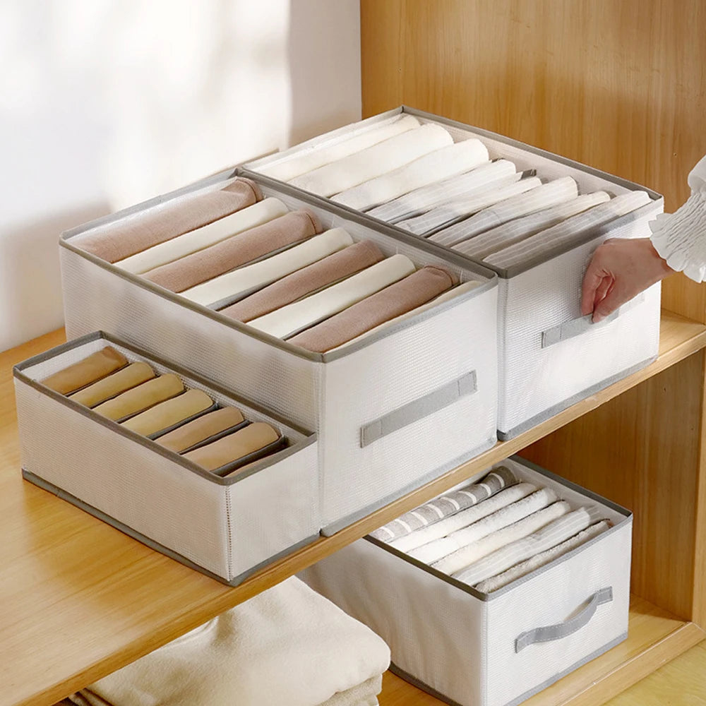Clothes Storage Box Drawer Divider Organizer for Wardrobe