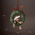 3D Resin Christmas Hanging Ornament – Santa & Holiday Décor