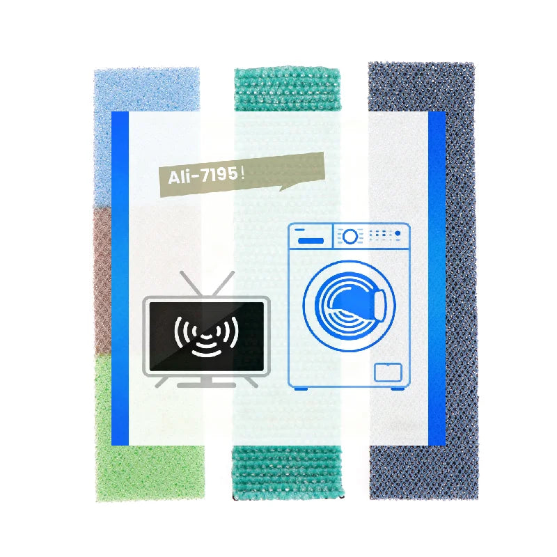 2-Pack AC Filter Cotton Sheet for GREE & Midea Units
