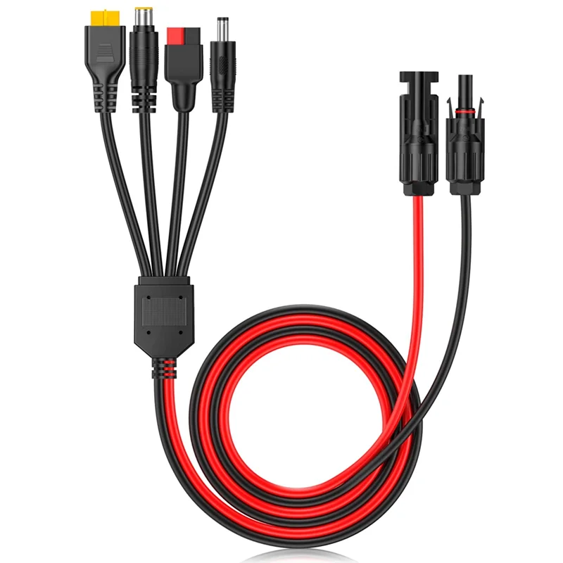 4-in-1 Solar Panel Connector Splitter – Anderson DC XT60