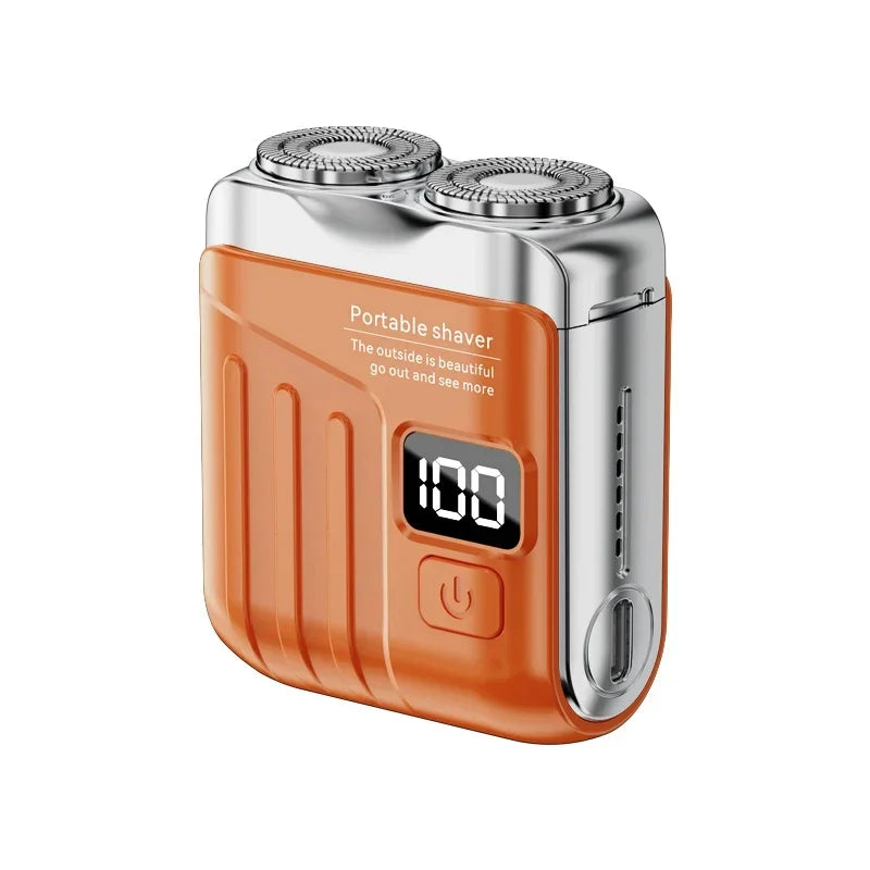 XMSJ Dual Blade Waterproof Electric Shaver USB Rechargeable