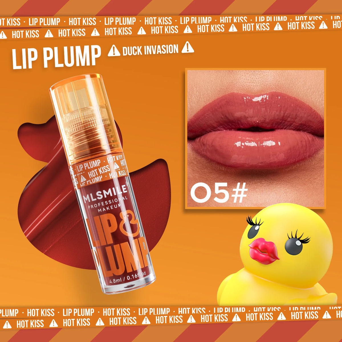 MYHO Duck Lip Plumping Oil Gloss – Moisturizing Pearl Glaze