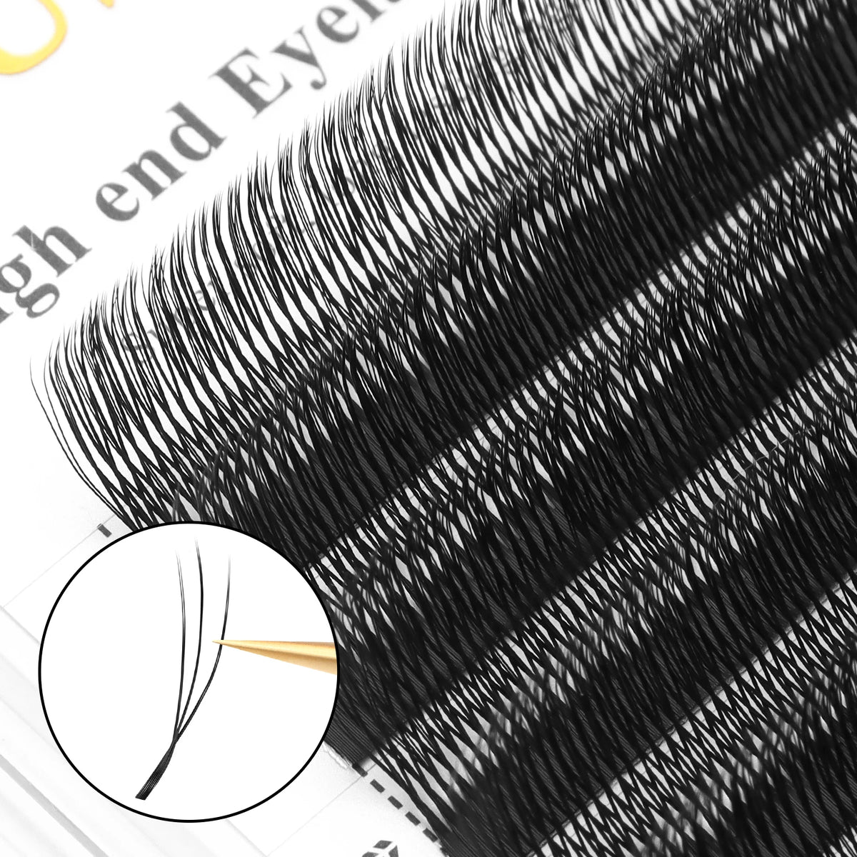 XIUSUZAKI Mink Premade Volume Fans U-Shaped YY Lash Extensions